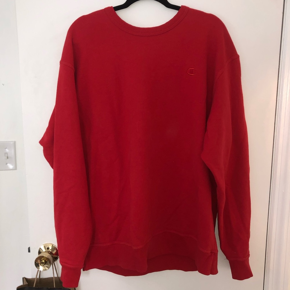 Red Champion Sweatshirt